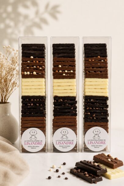 Réglette Mini Chocolats Assortis Artisanaux –